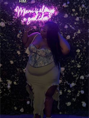 A post by @therealbigfine on TikTok caption: How you think he did? 😂 #foryou #fypシ #plussizefashion #plussizeedition #plussizetiktok #curvytiktok #curvyfashion #curvyfashion #plussize #biggirlsdoitbetter #biggirlfashion #plussizemodel 