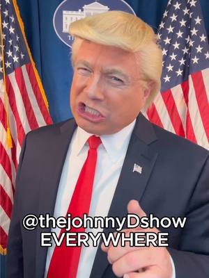 A post by @thejohnnydshow on TikTok caption: YUUUGE thanks for a tremendous 5 years, TicketyTock. #tiktokban 