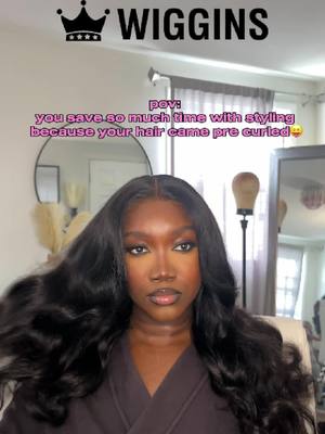 A post by @wigginshairbest on TikTok caption: GET YOU ONE SIS!!#wiginstall #humanhair #longhair #beauty #wiggins #explore #wig #fyp #colorhair #bodywave #fashion #silkpress #curls