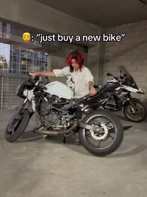 A post by @tritanttv on TikTok caption: it wouldn’t feel right on a different bike