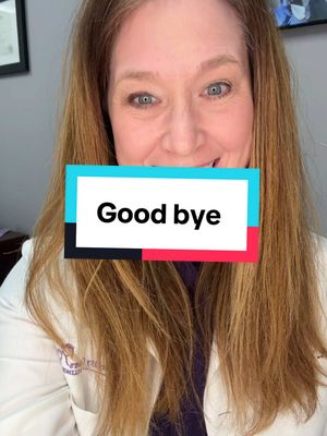 A post by @dr.allison.rodgers on TikTok caption: Hoping this isn't goodbye but goodbye.   Love you! #byetiktok #health #teentalk #monday #menshealth 