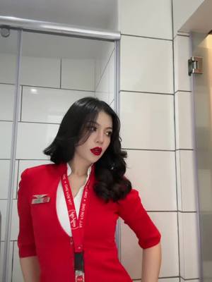 A post by @malytaheng on TikTok caption: Typical day in Malaysia 🇲🇾✈️ #cambodia #khmer #fyp #malyta_heng #AirAsia #AirAsiaCambodia #cabincrew #airasiacabincrew 