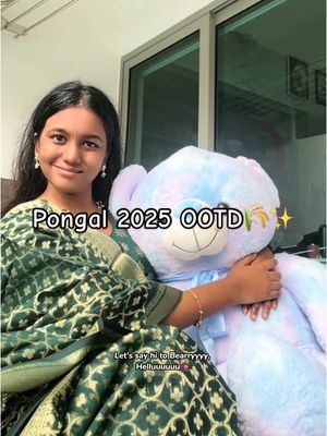 A post by @sakthi_mekana on TikTok caption: Pongal OOTDs🤩 Stay tuned for my Full Pongal Video🤩 #vibewsakthi #pongal2025 #sakthimekana 