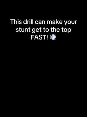 A post by @thekelvinlam on TikTok caption: This drill helps with focusing on utilizing weightlessness while keep control of where the flyer is. Try this out at your next practice! 📲 You can get drills like this and more by downloading the Cheer Moxie app! 