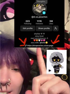 A post by @d.va.peaches on TikTok caption: i hope this is one big prank 🤒 but i’ll mostly be on instagram, thank you guys so much for your overwhelming support even after my hiatus, you guys taught me how to love my interests again :3 #uzidoorman #tiktok #tiktokban #murderdrone #murderdronesedit #cosplay #cosplayer 