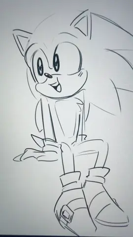 A post by @noodles_and_tea on TikTok caption: :3 #Art #digitalart #sonicthehedgehog #shadowthehedgehog #sonadow 
