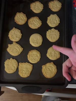 A post by @_mac.daddy_ on TikTok caption: Pt 2 of the cookies, i cant believe i never posted this! #fyp #haikyuu #anime #cookie 