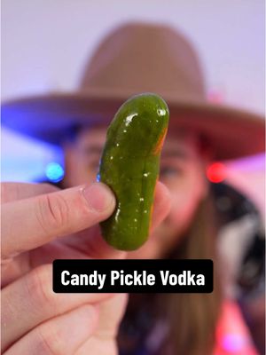 A post by @dokaryan on TikTok caption: I left Gupperz Poppin Pickles in Vodka for a week #tiktok #dokaryan #vodka 