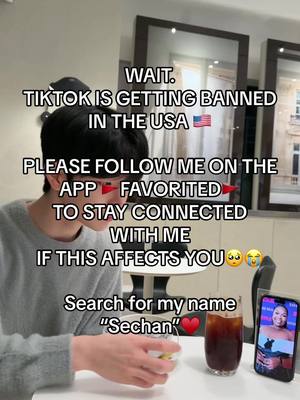 A post by @sechan._.kim on TikTok caption: Please follow my account “Sechan” on the app called “favorited.”  I’ll be streaming on both platforms for everyone♥️ Please share this post to EVERYONE🥺♥️