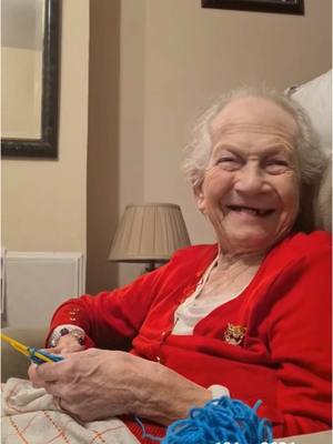 A post by @orlaphipps on TikTok caption: grandma loved her knitting!