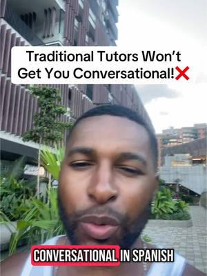 A post by @yospanishofficial on TikTok caption: Traditional tutors maybe easy to find and cheap, but there is a reason why you pay so little and there are so many.  I know so many people who have spent such a long time studying and learning a language yet still cannot have a conversation! A lot of the time when this happens you might beat yourself up. But really a lot of the time it’s not your fault but the teachers fault and the way you’re being taught! Just because you’re learning Spanish  words and phrases doesn’t mean you’re actually making progress.  We focus wayyy less on grammar at the beginning and more on the construction of simple sentences. Giving you a better understanding of how to be creative to come up with your own sentences whenever you want, rather than just remembering words and phrases.  If you want to become conversational in Spanish through private 1-to-1 sessions with us, send us a private message saying the word “COACH”  #yospanish #learnspanish #speakspanish