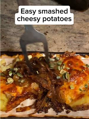 A post by @everhearth.inn on TikTok caption: Find us on ig and yt plsssssss 😙 also recipe is in the biome! #potato #cheese #recipes #cooking #taverncore 