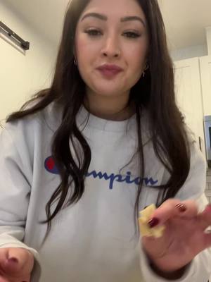 A post by @karleesteel on TikTok caption: My sleeve is stained and it’s my husbands sweater so don’t come for me. I know it looks gross lol 