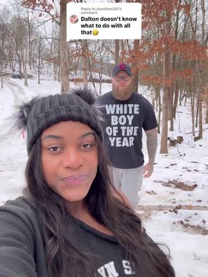 A post by @dalton.aint.worried on TikTok caption: Replying to @starshine501 The secrets out. #marriedlife #couples #interracialcouples #westvirginia 