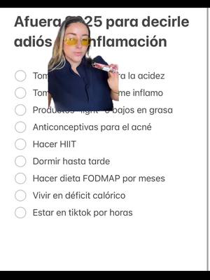 A post by @dranamontes on TikTok caption: #greenscreen  Parte 2 a petición de ustedes. Si se sienten identificados, envíen la palabra „inflamación“ para recibir mi guia gratuita para empezar a sanar su intestino 🧬🩵 #medicinafuncional #intestino #inflamacion #cortisol #perderpeso 