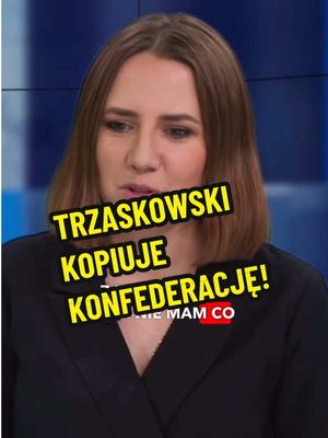 A post by @konfederacja_extra on TikTok caption: @Anna Bryłka: Rafał Trzaskowski w tych wyborach próbuje oszukać Polaków, bo mówi bardzo dużo o patriotyzmie gospodarczym, no a w Warszawie: chińskie autobusy zasilane rosyjskim gazem i dodatkowo drzewa ściągane z Niemiec. No to jest patriotyzm gospodarczy? #konfederacja #brylka #annabrylka #kobietykonfederacji #mentzen #mentzen2025 #trzaskowski #republika #kobietywpolityce #republika #ruchnarodowy #slawomirmentzen #polska #patriotyzm 