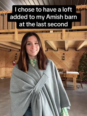 A post by @alexfasulobiz on TikTok caption: If you’re building a barndo, I highly recommend a loft. Highly!!! #homestead #farmlife #farmtok #land 