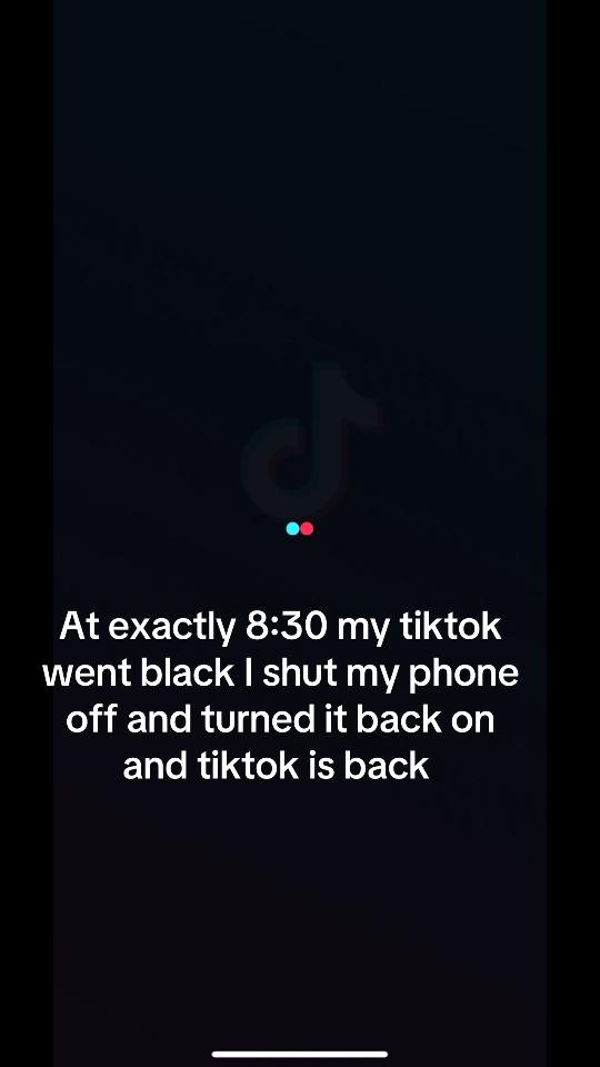 A post by @shopalotforu444 on TikTok caption: #fyp #BlackTikTok #blackout #830 ##tiktokwentblack #omg #nomoretiktok #goodbye #goodbyetiktok 