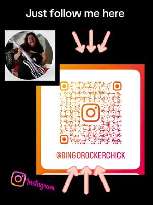 A post by @bingorockerchick on TikTok caption: My bingo journey will only continue .. feel free to follow me on my instagram account  BINGOROCKERCHICK 