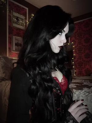 A post by @natalieundead on TikTok caption: #santanamedley #typeonegative #carmilla #carmillakarnstein #vampire #goth #gothic #gothicmetal #fyp #foryou 