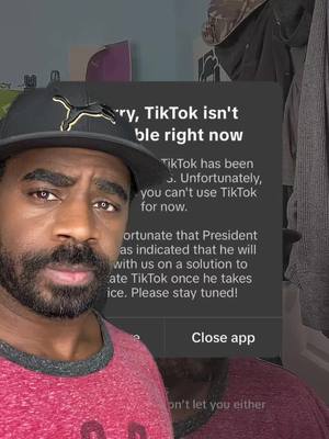 A post by @sicko2005 on TikTok caption: The ban looks like it has gone into effect. Seeing in DM’s even CapCut and lemon8 is down for them as well.  I will continue to believe they will be all back soon.   #tiktokban 