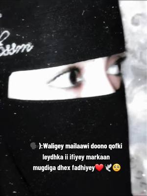 A post by @dowsayyyyyyy on TikTok caption: Ma ilaawo Abaalkagi🥺❤🕊#naxriisbadneyyyyy❤ #suuraaleyyyy😩❤ #สโลว์สมูท #สปีดสโลว์ #TikTokLIVE #somalitiktok 