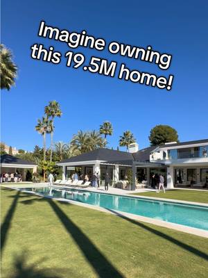 A post by @millionairehomes on TikTok caption: Imagine owning this beautiful 19,500,000€ fronline golf villa… Imagine!!! 🙏 #luxuryhomes #imagine #dreams #Lifestyle #dreamscometrue #spain #loveyourself #millionairehomes #dreamlife 