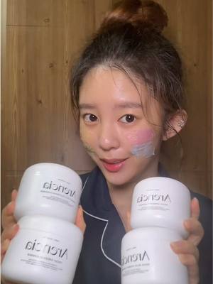 A post by @daisiesforyu on TikTok caption: anyone want tteok🍡 #Arencia #Mochicleanser #RiceMochiCleanser #kbeauty #skincare #amazon @Arencia 