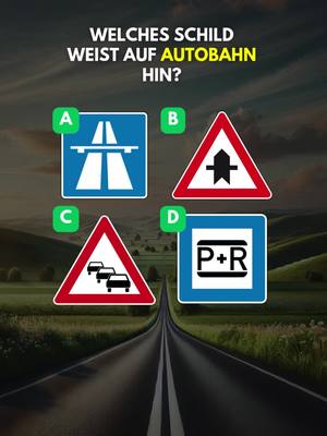 A post by @theoriefuchs on TikTok caption: 🚸🚦 Verkehrszeichen-Quiz! #fahrschule #führerschein 