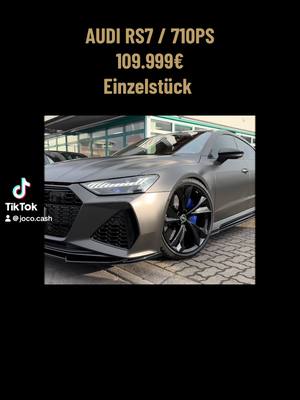 A post by @joco.cash on TikTok caption: #foryou #fürdich #viral #viralvideo #fyp #nekedbelegyen #audi #audirs #rs #rs7 #rs6 #audirs7 #exclusive #luxury #luxurycars #exclusivecars #monster 