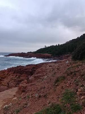 A post by @reflet_naturel83 on TikTok caption: #mer #vague #nature #agay #frejus #beach #landscape #sea #plage 