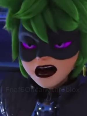 A post by @fnaf6oficialwithroblox on TikTok caption: #CLAWNOIR #clawnoiredit #miraculousladybug #miraculousshadybugandclawnoir #miraculousshadybugandclawnoiredit #youdontownme #fypppppppppppppp 