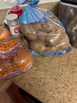 A post by @_bigivori on TikTok caption: Our last meal💔💔💔💔 burgers and fries goodbye my friends! Ghetto cooking fr!🔥🥺 #fyp #cookingwithivori #viralvideo 