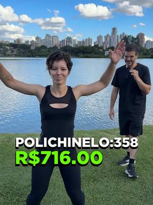 A post by @nextleveldj on TikTok caption: R$2,00 para cada Polichinelo que você fizer