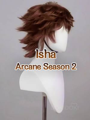 A post by @dokidokicostumes on TikTok caption: Wig tutorial - Isha from Arcane. We miss Arcane so much! 😭 Hope this tutorial is useful for those who wants to cosplay Isha. Let us know in the comments! Find more HQ cosplays and wigs in DOKIDOKI 💗 #isha #ishacosplay #arcane #arcanecosplay #cosplay #dokidokicosplay #dokidokicostume 