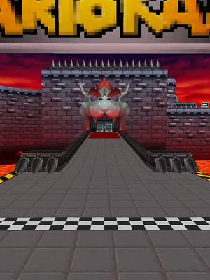 A post by @nostalgiaingames on TikTok caption: Bowser's Castle from Mario Kart DS #mariokart #mkds #mariokartds #nintendo #nintendods #ds #nds #3ds #nintendo3ds #nintendoswitch #switch #nintendoswitch2 #switch2 #nintendonostalgia #nostalgia #nostalgiaingames #fyp