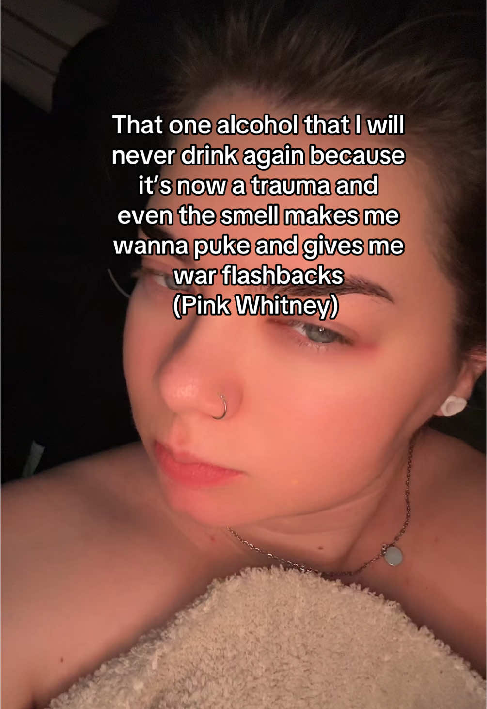 A post by @shakira.babyy on TikTok caption: Stupid pink lemonade flavored liquid nightmare 👎🏻 boo #fyp #viral #tiktok☆♡🦋 #foryou #viralvideo #fypシ゚viral #pinkwhitney 
