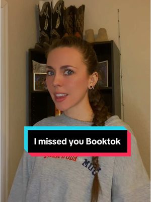 A post by @llexierhodes on TikTok caption: I MISSED YOU BOOKTOK!!🥹😭🖤 #BookTok #bookbesties #bookgirlie 