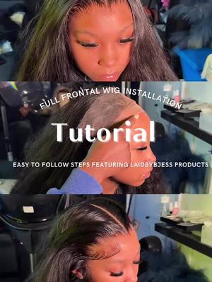 A post by @laidbyjess on TikTok caption: FULL YOUTUBE VIDEO IN BIO 🫶🏿& ENJOY 60% OFF OUR LACE KITS & products #fyp #nychairstylist #wigtok #wiginstall 