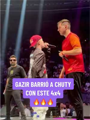 A post by @fmsespana on TikTok caption: Madrid se vino abajo con Gazir 💥 #fmsworldseries #superliga #fms #freestyle #gazir #chuy 