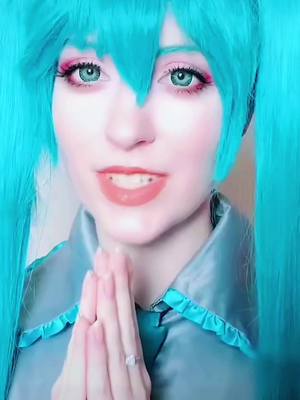 A post by @vehn.cos on TikTok caption: Reposting some old videos that honestly need more appreciation ✨ #hatsunemiku #comedy #vocaloid 