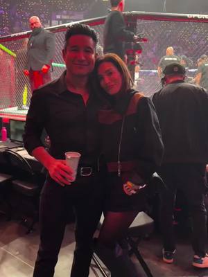 A post by @mariolopez on TikTok caption: The Lopez’ stepped out for date night to catch @UFC last night!  #UFC311 