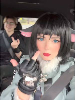 A post by @sumipiyacos on TikTok caption: Guys we are so back!!  - #zzzcosplay #zenlesszonezero #janedoecosplay #janedoe #cosplay 