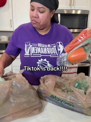 A post by @kimmyskreations on TikTok caption: Phewww lemme make this Sunday dinner yall! WELCOME BACK! Im glad I aint tell yall the secret about my pinky toe! #tiktokisback #tupacisback 