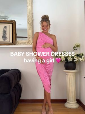 A post by @candidlychan on TikTok caption: PART 3 for my soon-to-be girl mamas🩷🥹 I have to say, as a mom of 2 boys thus far (we don’t know this baby’s gender), I went a little heavy on my feminine ruffles side on this one 🤣 I couldn’t help it!!  All dresses linked on my LTK 🫶🏼