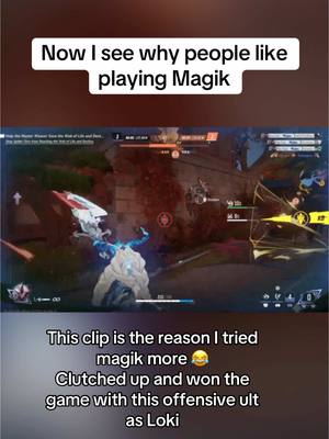 A post by @kay.coolie on TikTok caption: Magik is pretty fun 🔥 #marvelrivals #magik #fypシ #kaycoolie 