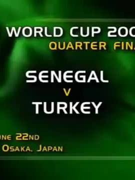 A post by @football_tiktok_s on TikTok caption: Sénégal vs turkey #coupedumonde2002 