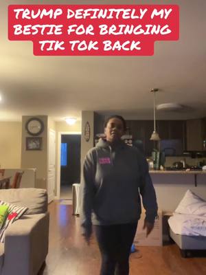 A post by @larae1024 on TikTok caption: He’s the GOAT #fyp #tiktokisback #trump2024🇺🇸 