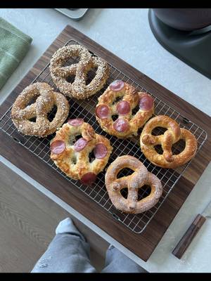 A post by @newt on TikTok caption: Pretzels 🥨 the Almond ones are ELITE. Idk who eats the original ones (maybe British mfs) but I made it anyways. Y’all everyone was confessing their deepest secrets on TT bc they thought it was gonna be gone forever. Now that it’s back, ts is mad awkward for some people 😩😩😩