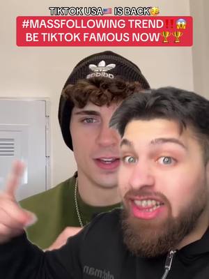 A post by @its_danzy on TikTok caption: Join The Mass Following Trend & Be TikTok Famous Today!🥳🏆😱 #massfollowing #trending #viral #fyp #foryou #foryoupage @baldnews_ @NoahGlennCarter 